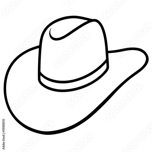 cowboy hat illustration