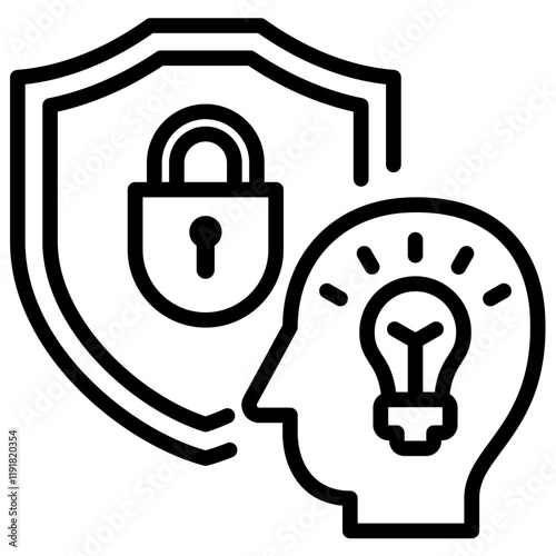 Privacy Consideration Icon Lineal Syle