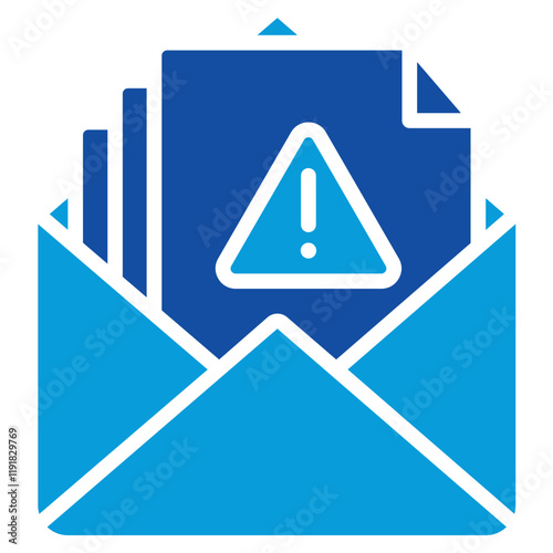 Email Spoofing Icon Dual Tone Color Style