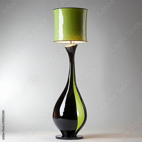 lamp on a table photo