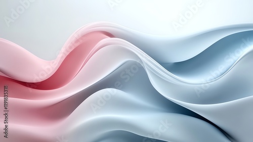 Wallpaper Mural swirling pastel smoke patterns, dynamic flow design, subtle motion effect, soft blush tones, isolated on white background Torontodigital.ca