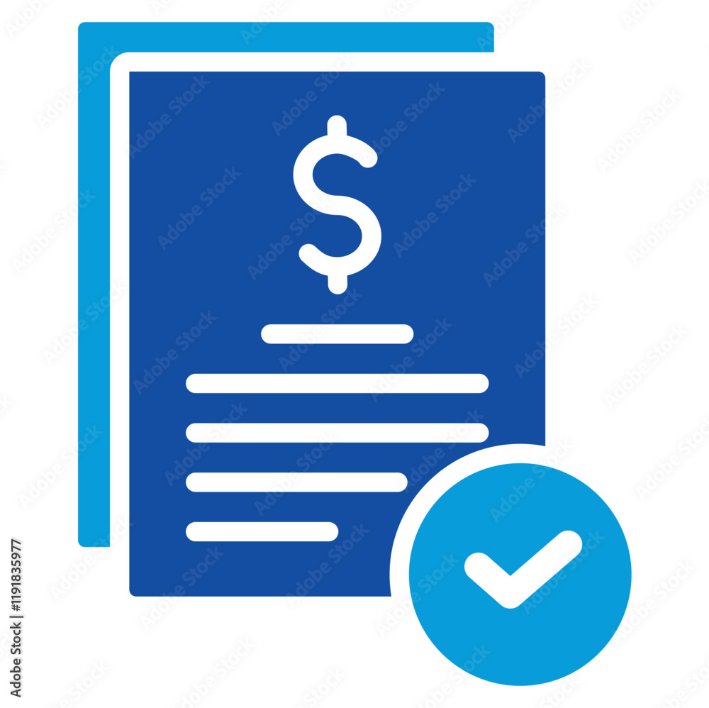 Audit Icon Dual Tone Color Style Audit Icon Dual Tone Color Style