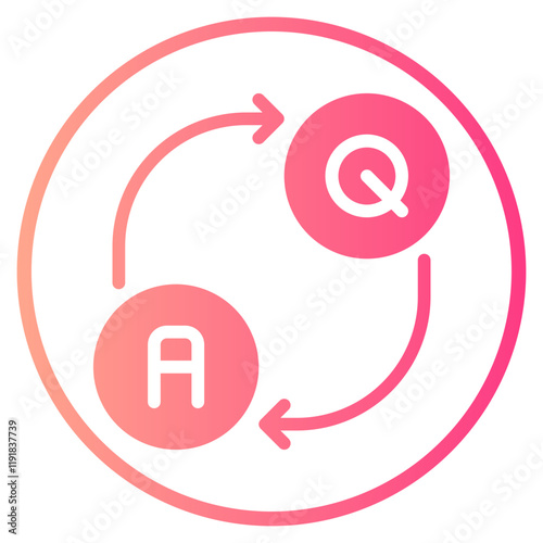 questions gradient icon