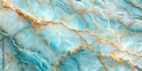 Abstract Light Blue Onyx Marble Texture, Cracked Pattern, Background, Design, Wallpaper, Stone, Surface