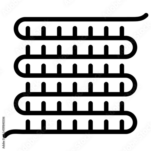 Evaporator Coil Icon Lineal Syle