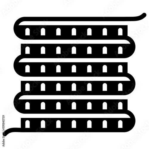 Evaporator Coil Icon Black Style