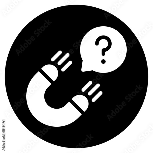 attract glyph icon