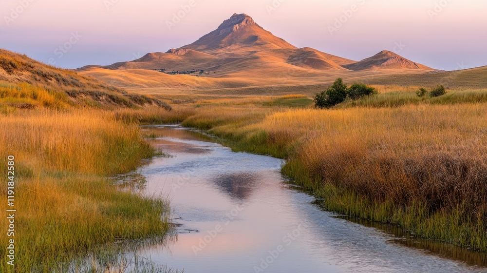 Fototapeta premium Stunning Mud Volcano in Gobustan National Park, Azerbaijan Landscape