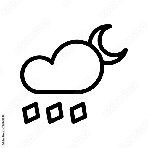 Hail icon design template