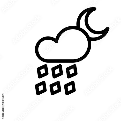 Hail icon design template