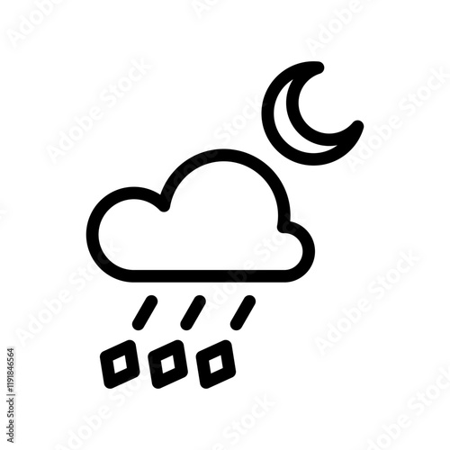 Hail icon design template