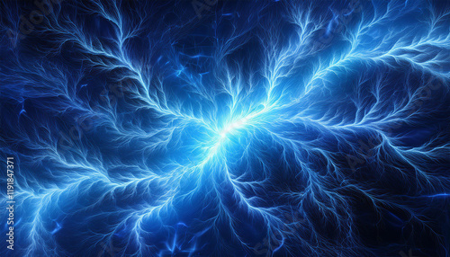 blue lightning plasma electrical abstract photo