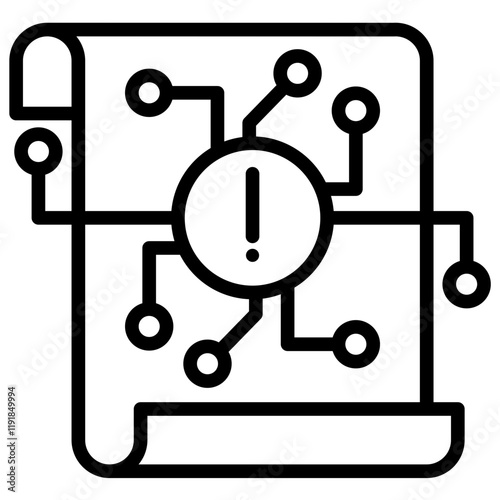 Logic Instruction Icon Lineal Syle