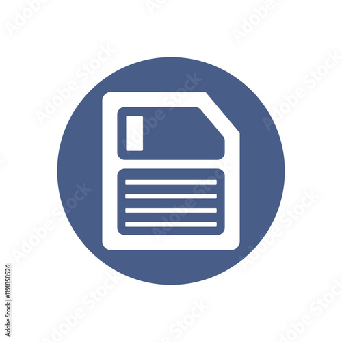 disc icon , memory icon vector