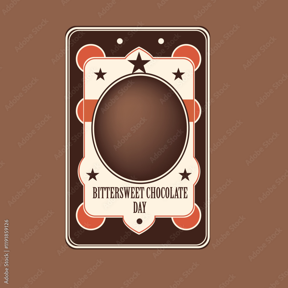Fotografie Poster for Bittersweet Chocolate Day