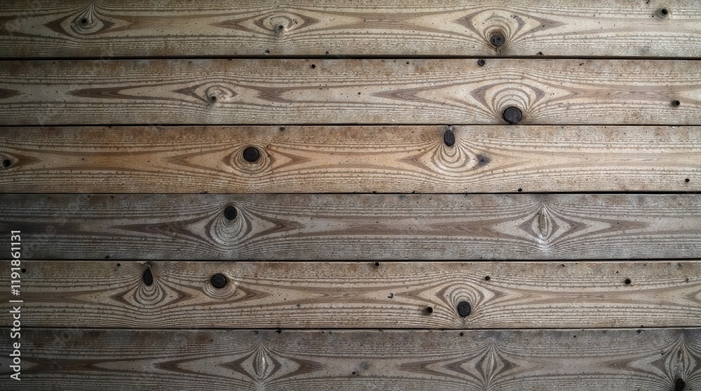 Rustic Weathered Wooden Planks A Textured Background Image Featuring Horizontal Grain and Knots Rustic Weathered Wooden Planks A Textured Background Image Featuring Horizontal Grain and Knots