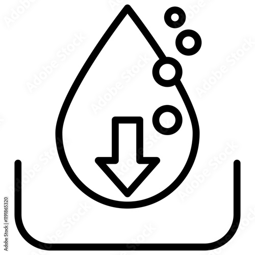 Oxygen Intake Icon Lineal Syle