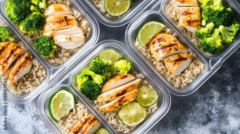 Grilled Chicken Breast with Brown Rice and Broccoli Grilled Chicken Breast with Brown Rice and Broccoli
