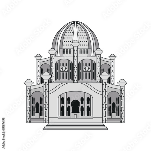 bahai temple construction