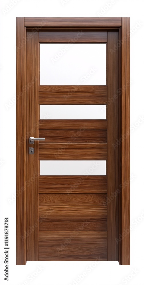 Obraz premium wooden shelves isolated on white