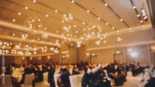 Wallpaper Mural Business office Blurred background meeting room light bokeh education event in company. Blurry abstract background of conference room. Blur background office modern lobby urban decor empty room Torontodigital.ca