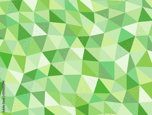 緑色をベースにしたポリゴンの背景イラスト