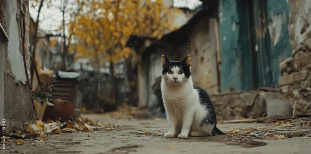 Obraz premium Whisker Wonderland: Delightful Cat Wallpaper