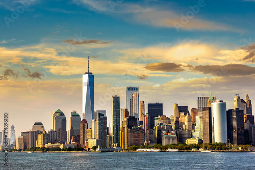 Manhattan cityscape in New York