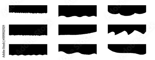 抽象的な仕切りテンプレートベクターイラスト. ウェブ上下の装飾. ウェブ仕切り. グランジ幾何学図形.