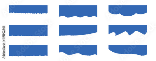 抽象的な仕切りテンプレートベクターイラスト. ウェブ上下の装飾. ウェブ仕切り. グランジ幾何学図形.