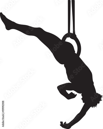 Gymnast Silhouette