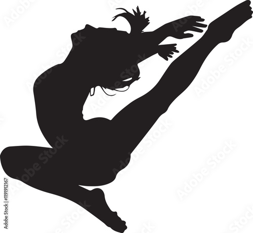 Gymnast Silhouette