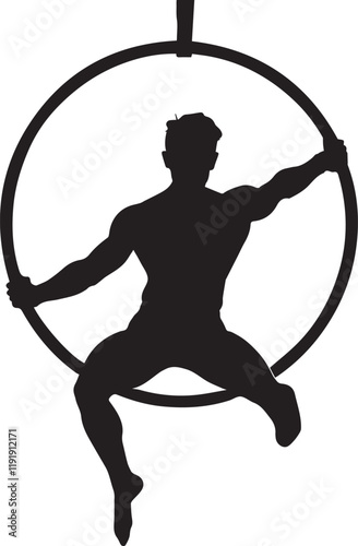 Gymnast Silhouette
