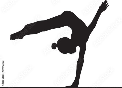 Gymnast Silhouette