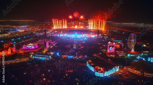 Electric Daisy Carnival: A Night of Fireworks and Music
