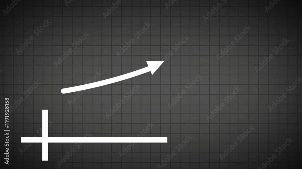 Business growth and success info graphics .Business growth and success arrow, growing business chart animation. Business growth and success info graphics .Business growth and success arrow, growing business chart animation.