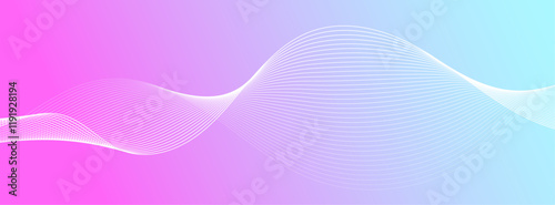 Banner background,colorful,blue nad pink gradations.wave line abstract. Modern background.Vector ,eps 10