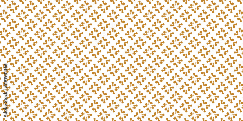 Golden vector floral seamless pattern. Abstract luxury geometric ornamental texture with small flower silhouettes. Gold and white simple ornament in oriental style. Golden vector floral seamless pattern. Abstract luxury geometric ornamental texture with small flower silhouettes. Gold and white simple ornament in oriental style.