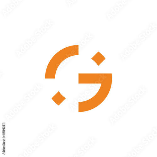 Free Download letters g gold circles geometric dot logo vector - GFXLoad