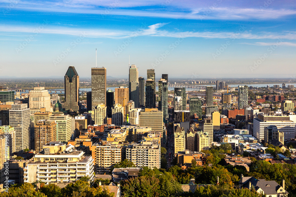 Panoramic view of Montreal, Canada