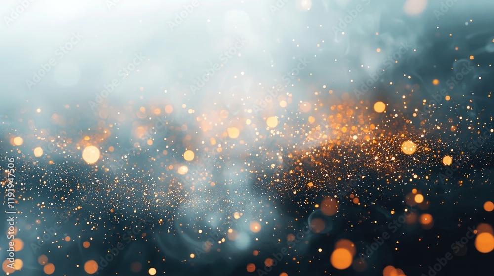 Enchanted Sparkle: A Whimsical Abstract of Glimmering Lights and Misty Hues