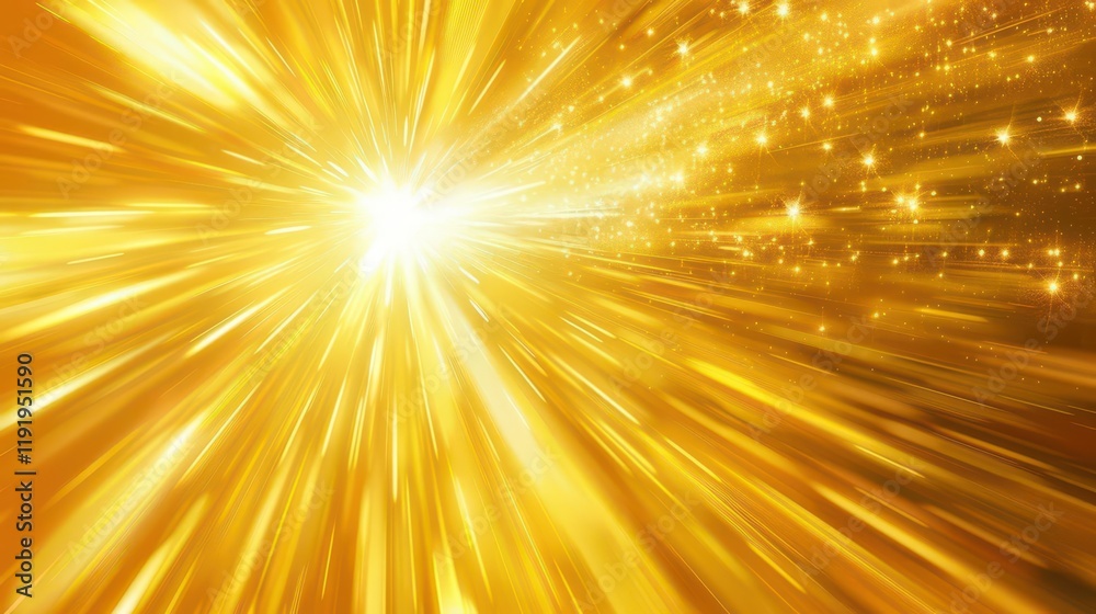 A burst of golden light radiating outward, creating a dynamic and energetic visual effect. A burst of golden light radiating outward, creating a dynamic and energetic visual effect.