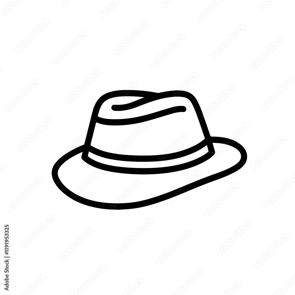 A Cap line art vector illustration A Cap line art vector illustration
