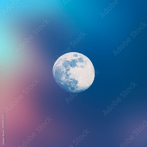 Wallpaper Mural Stunning Full Moon in the sky Torontodigital.ca