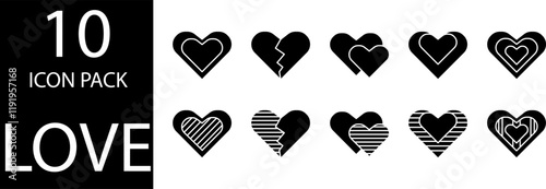 Eternal love radiates through the glyph icon.
