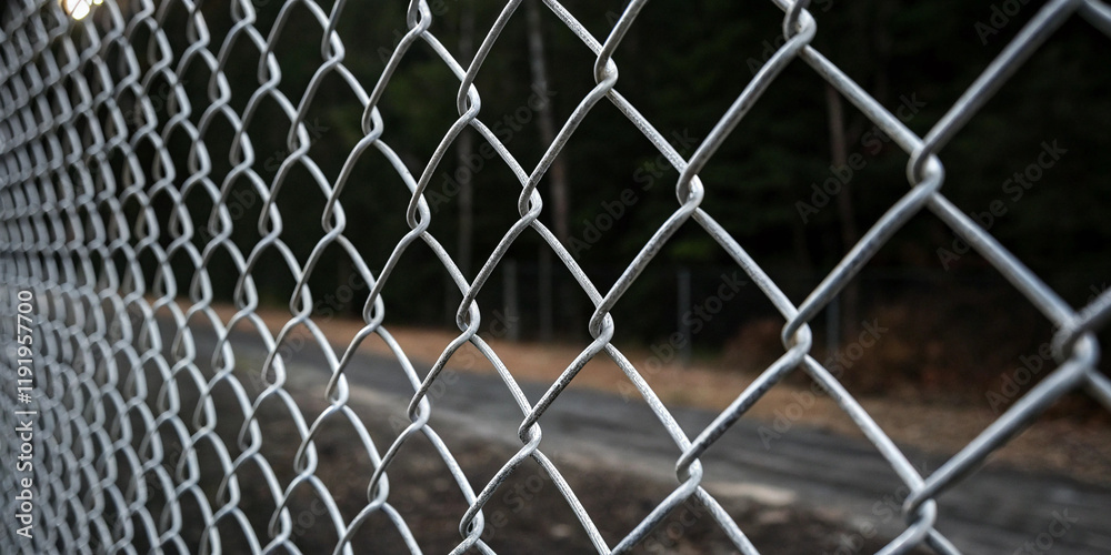 Fototapeta premium フェンスの背景素材