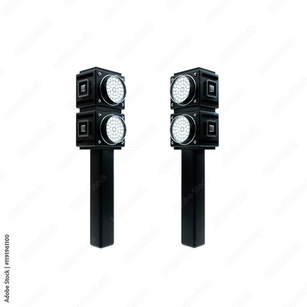 3d rendered reflector light structure show event 3d rendered reflector light structure show event