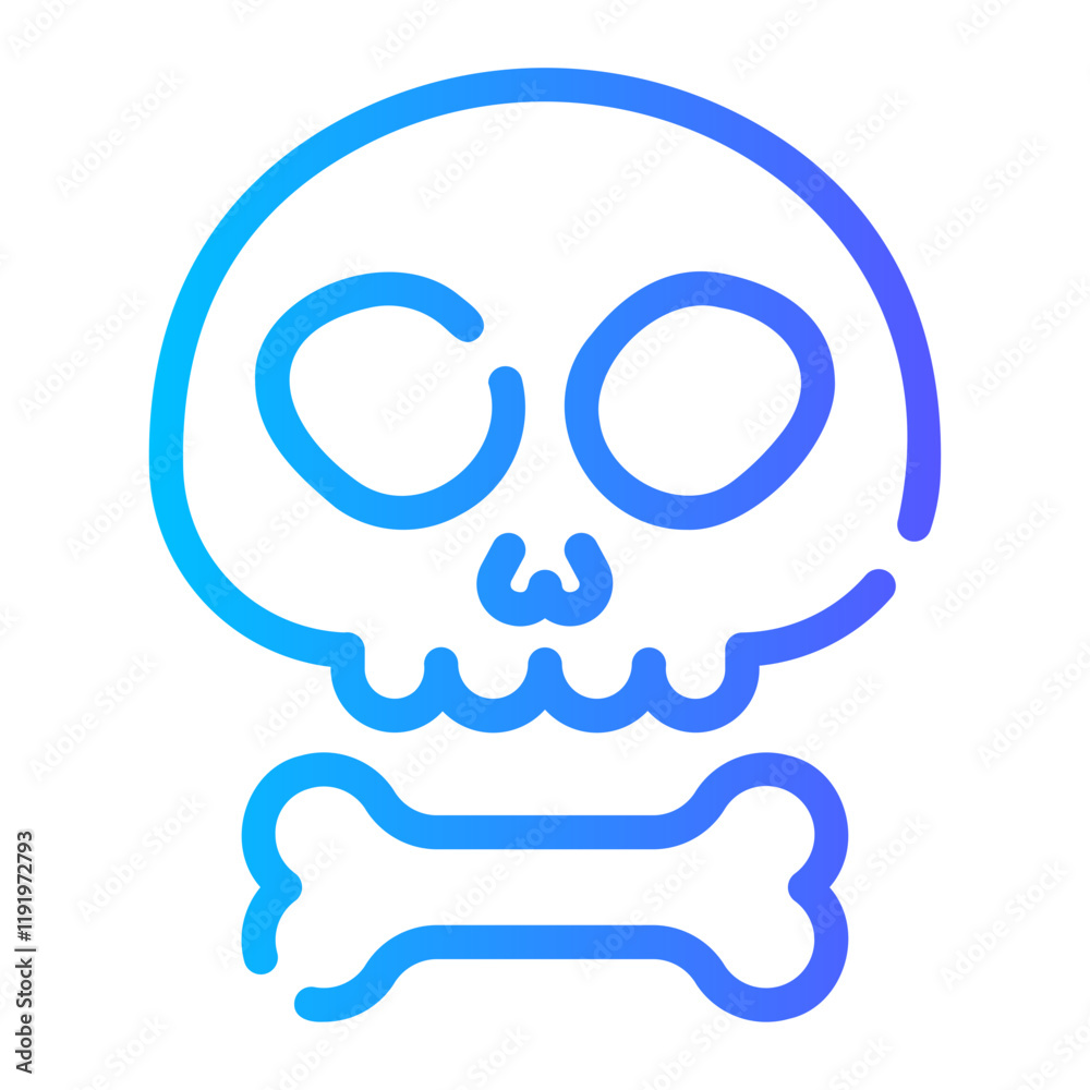 venom Line Gradient Icon venom Line Gradient Icon