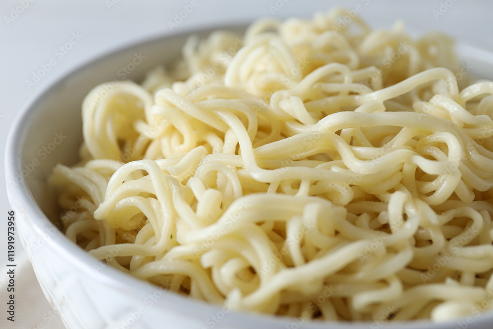 Concept of tasty fast food - instant noodles Concept of tasty fast food - instant noodles