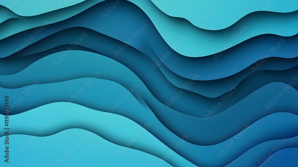 Obraz premium Gradient blue texture background with smooth transitions